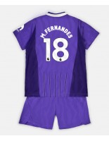 Tottenham Hotspur Mateus Fernandes #18 Alternativní dres pro děti 2026-27 Krátký Rukáv (+ trenýrky)